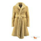 Bottega Veneta Teddy Shearling Coat with Belt
