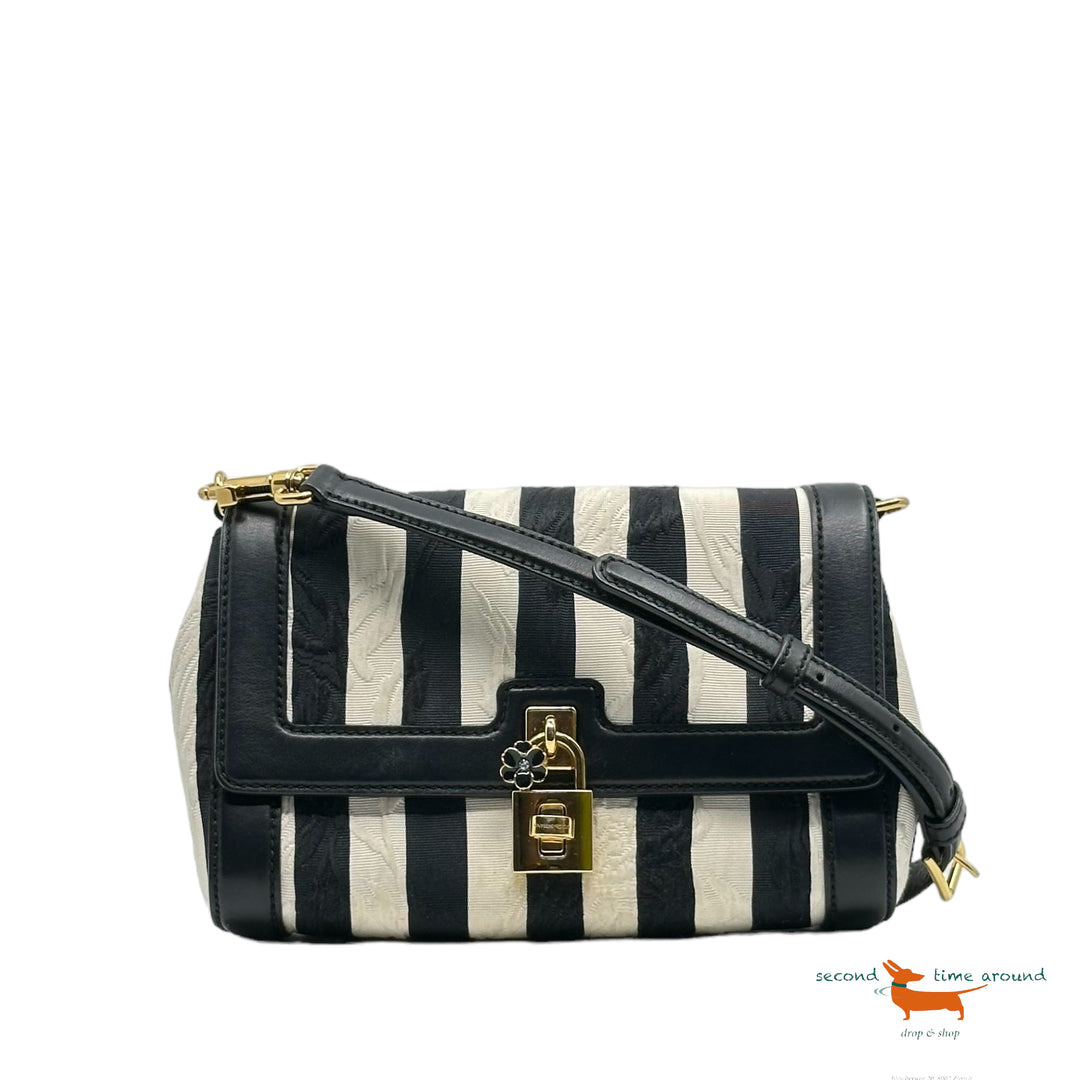 Dolce&Gabbana Striped Shoulder Bag