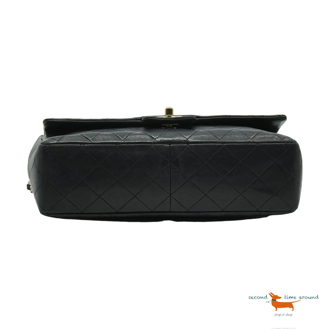 Chanel Single Flap Medium Black Vintage Bag
