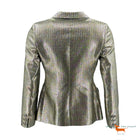 Christian Dior Metallic Herringbone Double Breasted Jacket