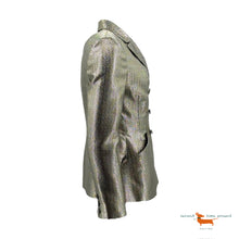 Christian Dior Metallic Herringbone Double Breasted Jacket