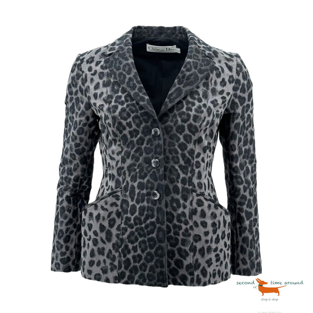 Christian Dior Leopard Cotton Jacket
