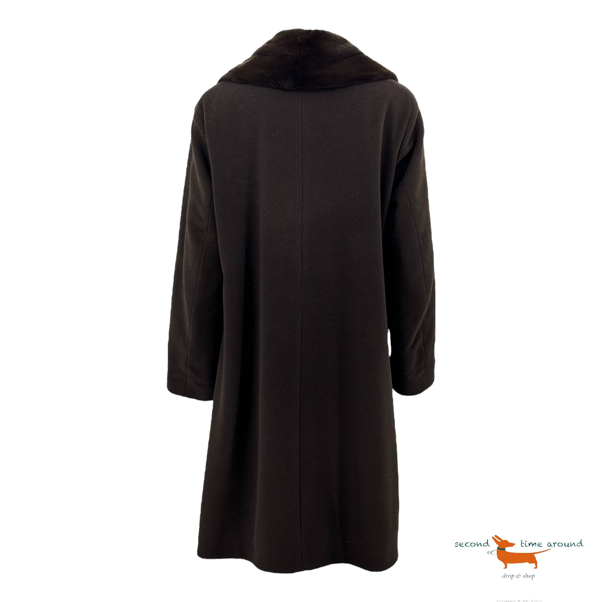 Jil Sander Cashmere Coat with removable Mink lining / collar