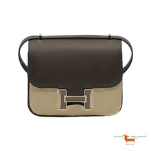 Hermes Constance III Mini Mirror Epsom Calfskin Ecorce/Étoupe Bag