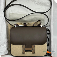 Hermes Constance III Mini Mirror Epsom Calfskin Ecorce/Étoupe Bag