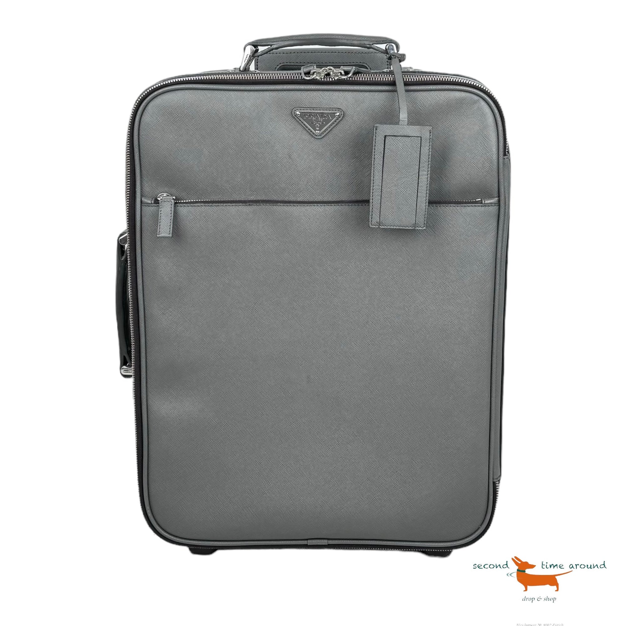 Prada Saffiano Leather Trolley