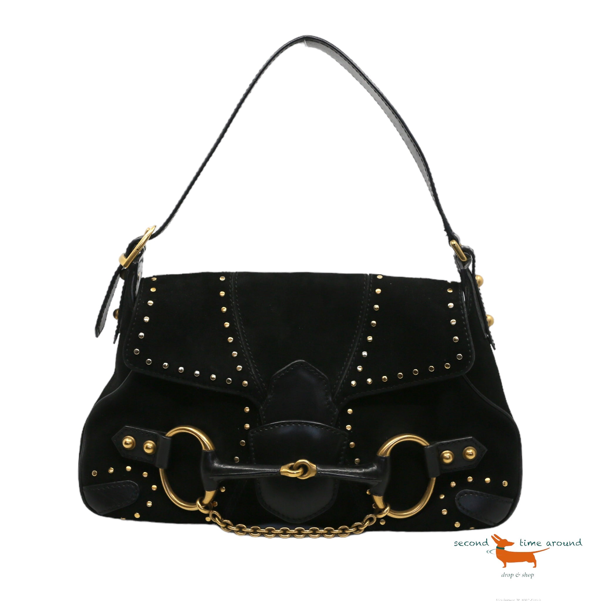 Gucci Horsebit Flap Handle Bag