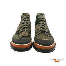 Valentino Camouflage Canvas Desert Boots