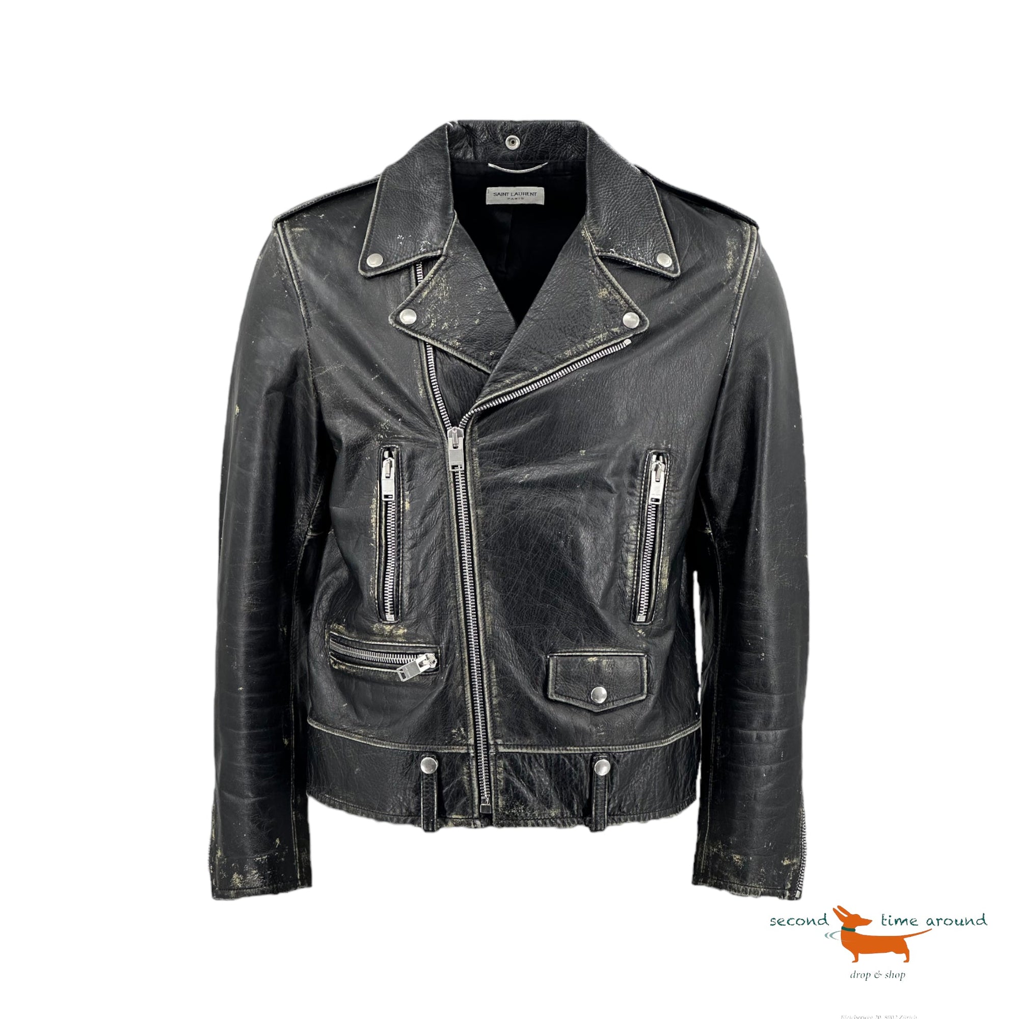 Saint Laurent Biker Leather Jacket
