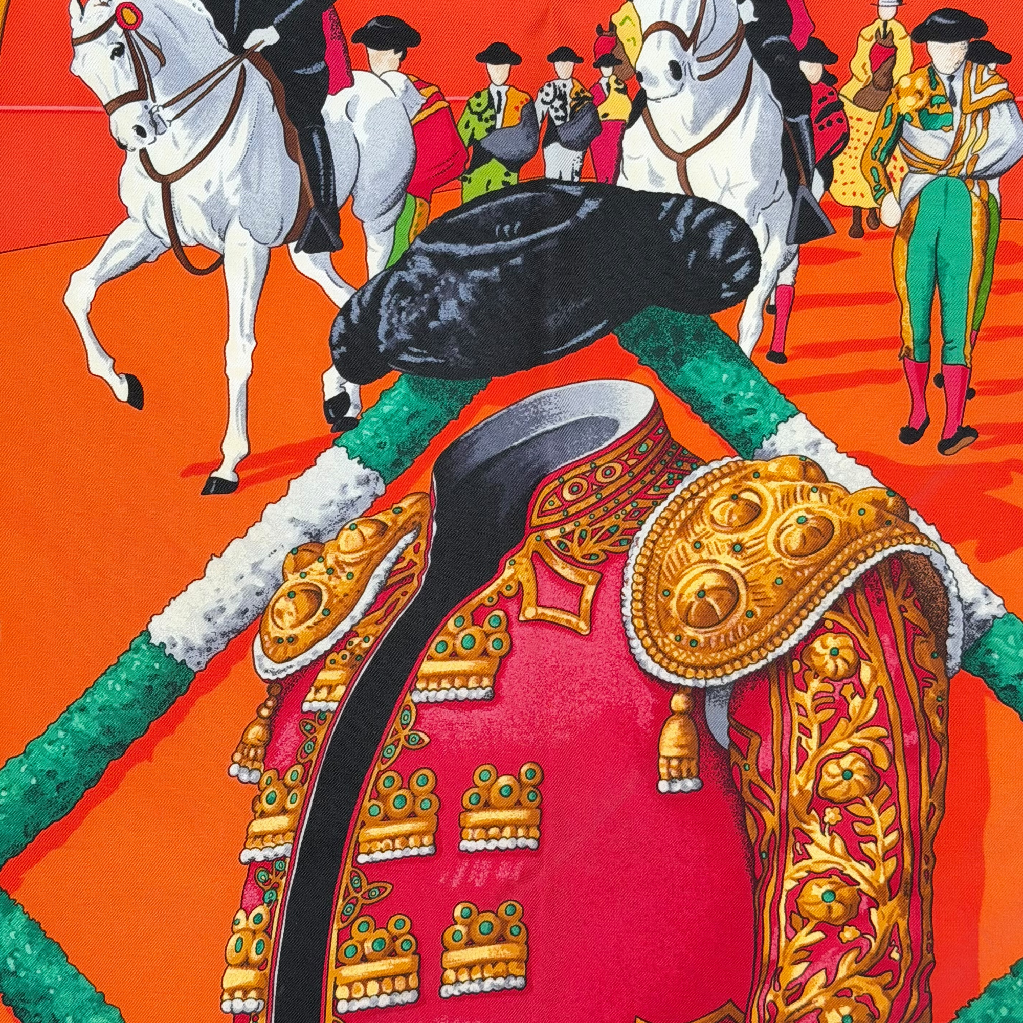 Hermes Scarf Plaza de Toros by Hubert de Watrigant