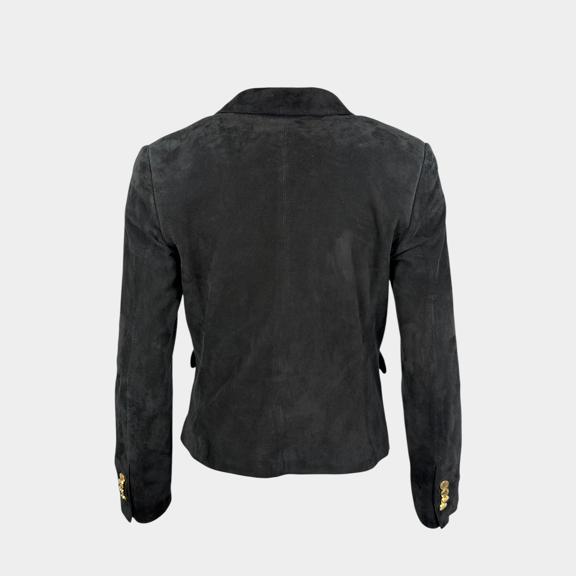 Balmain Suede Leather Jacket