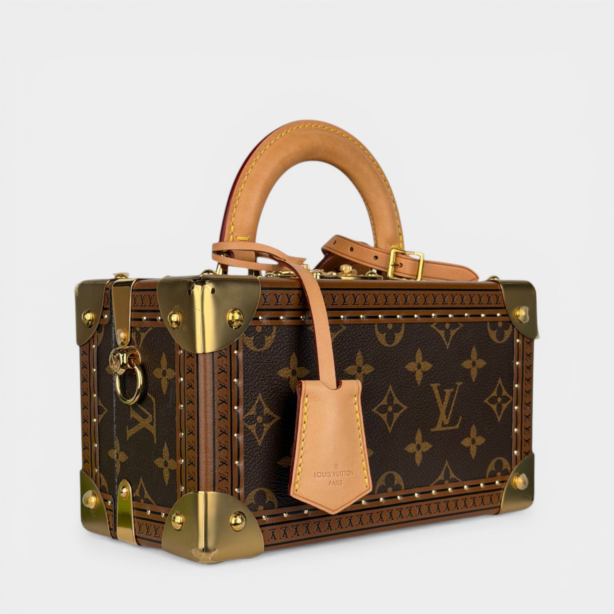 Louis Vuitton Monogram Valisette Tresor Bag