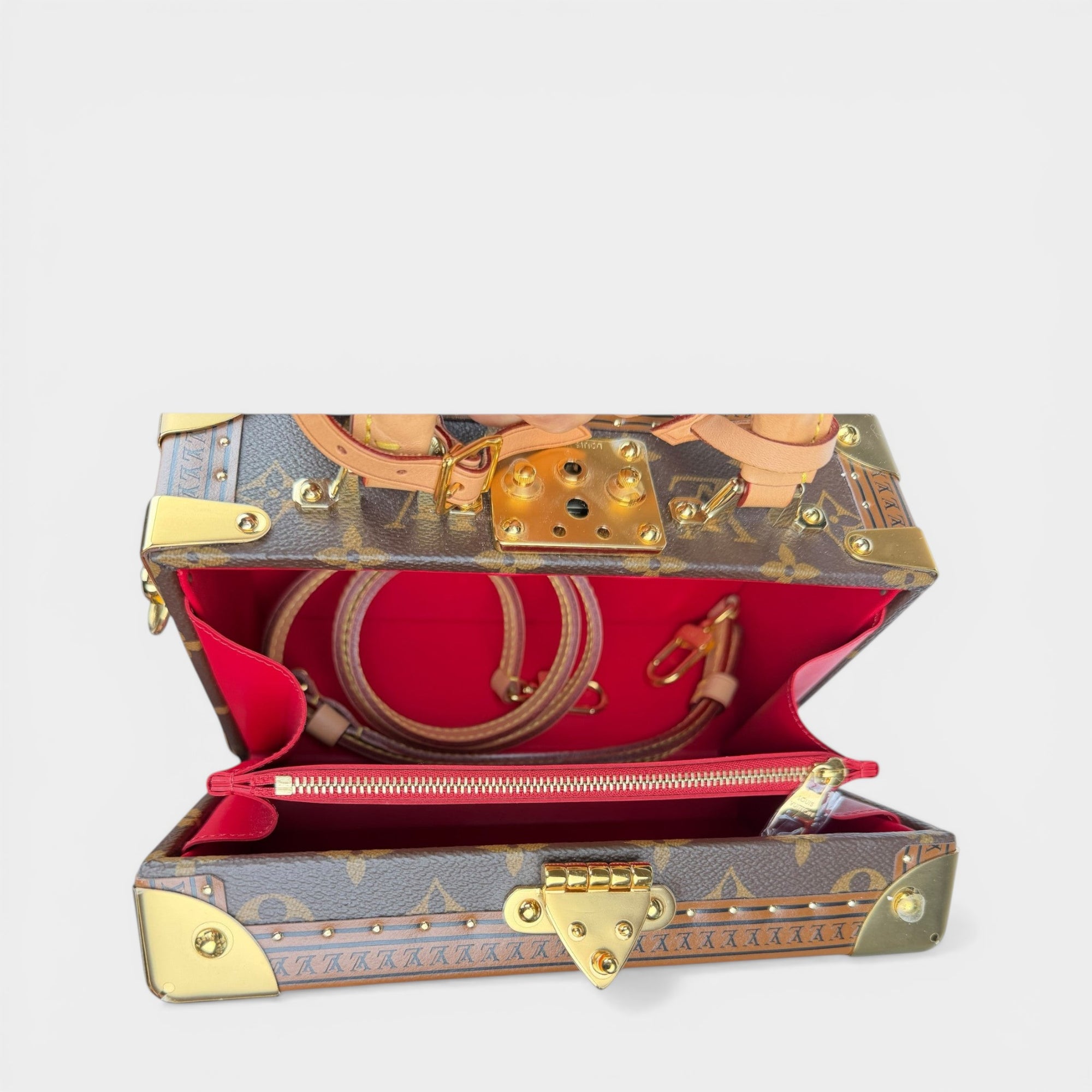Louis Vuitton Monogram Valisette Tresor Bag