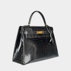 Hermes Kelly 32 Crocodile Bag
