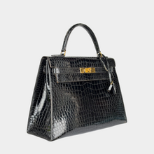 Hermes Kelly 32 Crocodile Bag