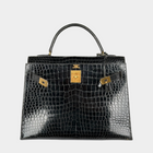 Hermes Kelly 32 Crocodile Bag