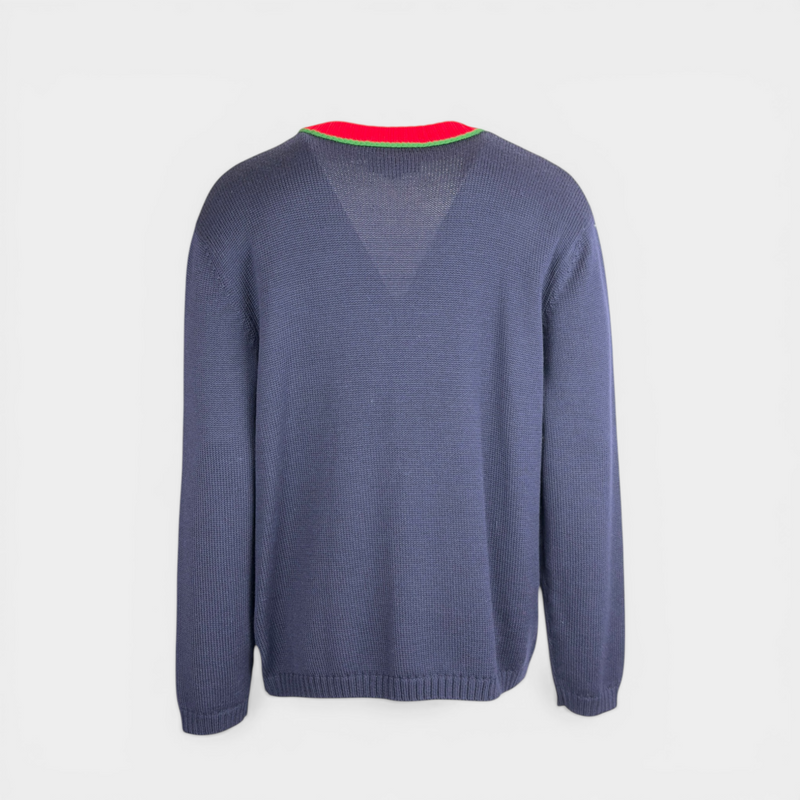 Gucci cardigan with NY Yankees patch