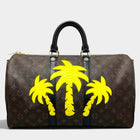Monogrammed Weekender Bag With Palm Tree Accents