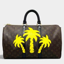 Monogrammed Weekender Bag With Palm Tree Accents