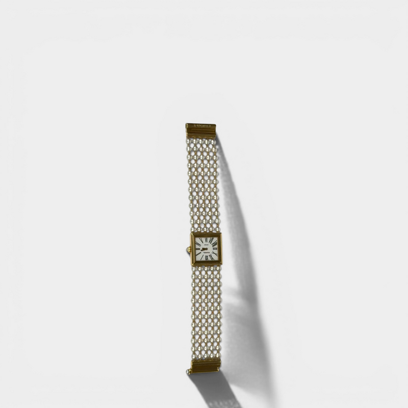 Chanel Mademoiselle18K Yellow Gold Pearls Watch