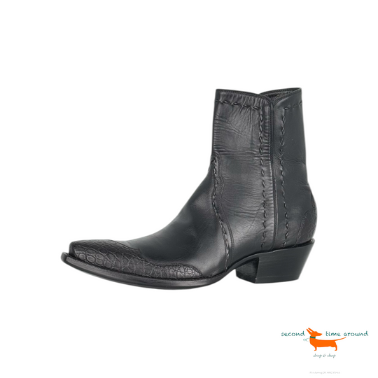 Stallion Calf Alligator Boots