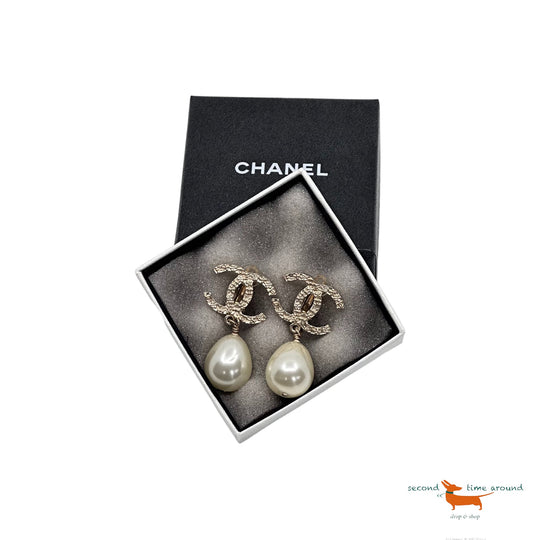 Chanel Pearl Earrings