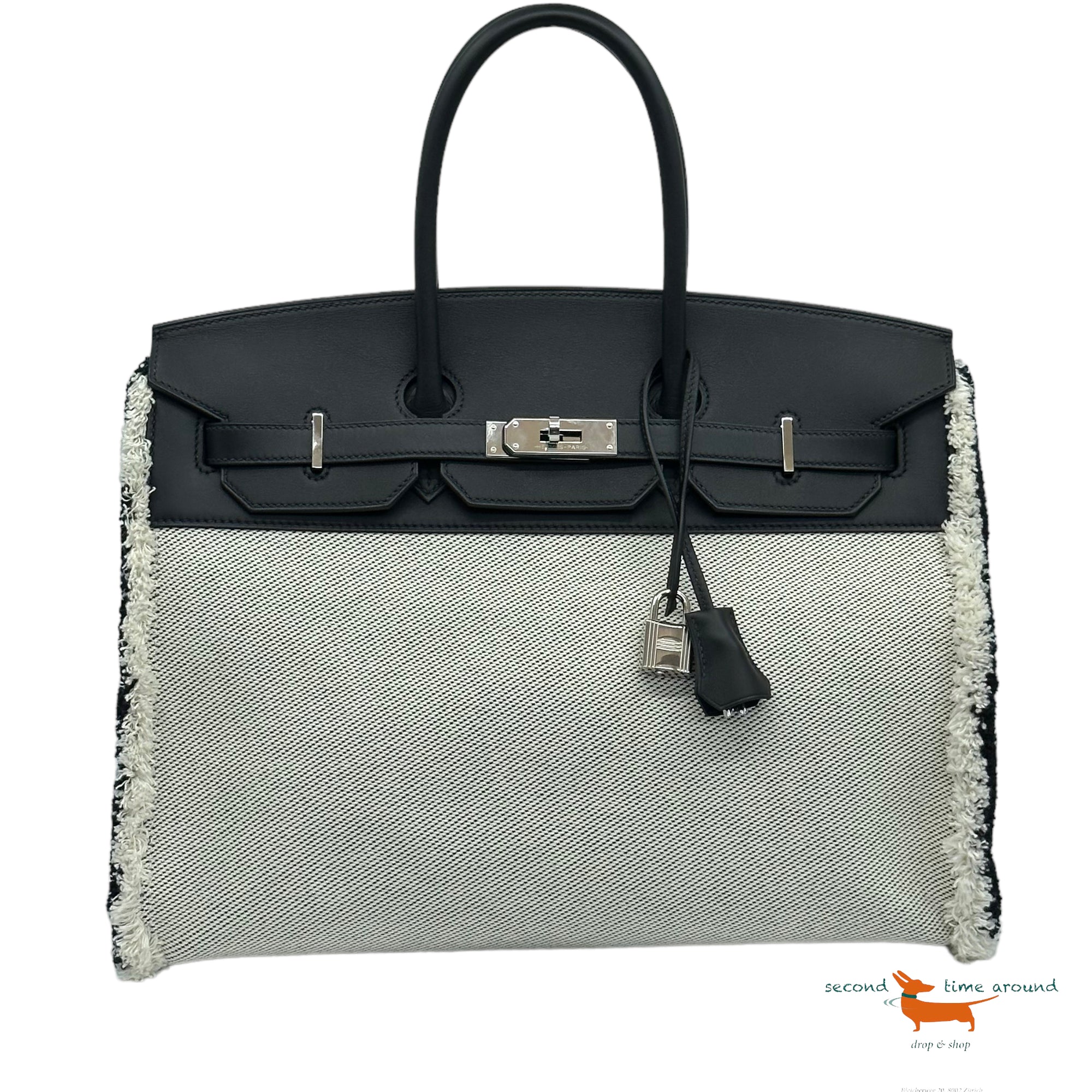 Hermes Birkin 35 Fray Fray Bag