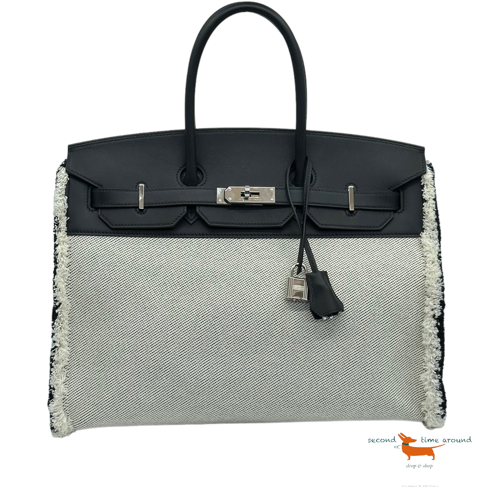 Hermes Birkin 35 Fray Fray Bag