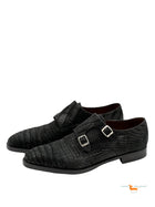 Brioni Crocodile Monkstrapes Shoes