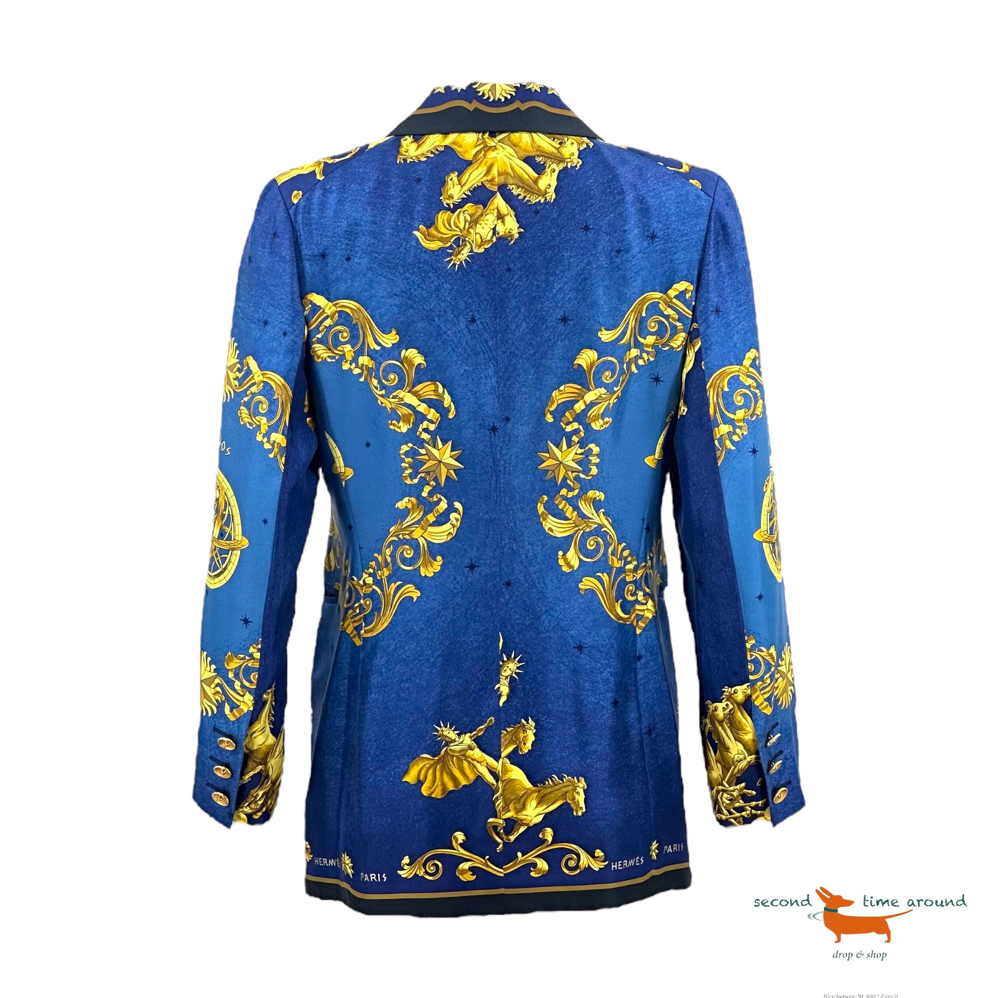 Hermes 1970’s Vintage Silk Jacket