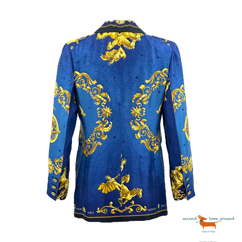Hermes 1970’s Vintage Silk Jacket