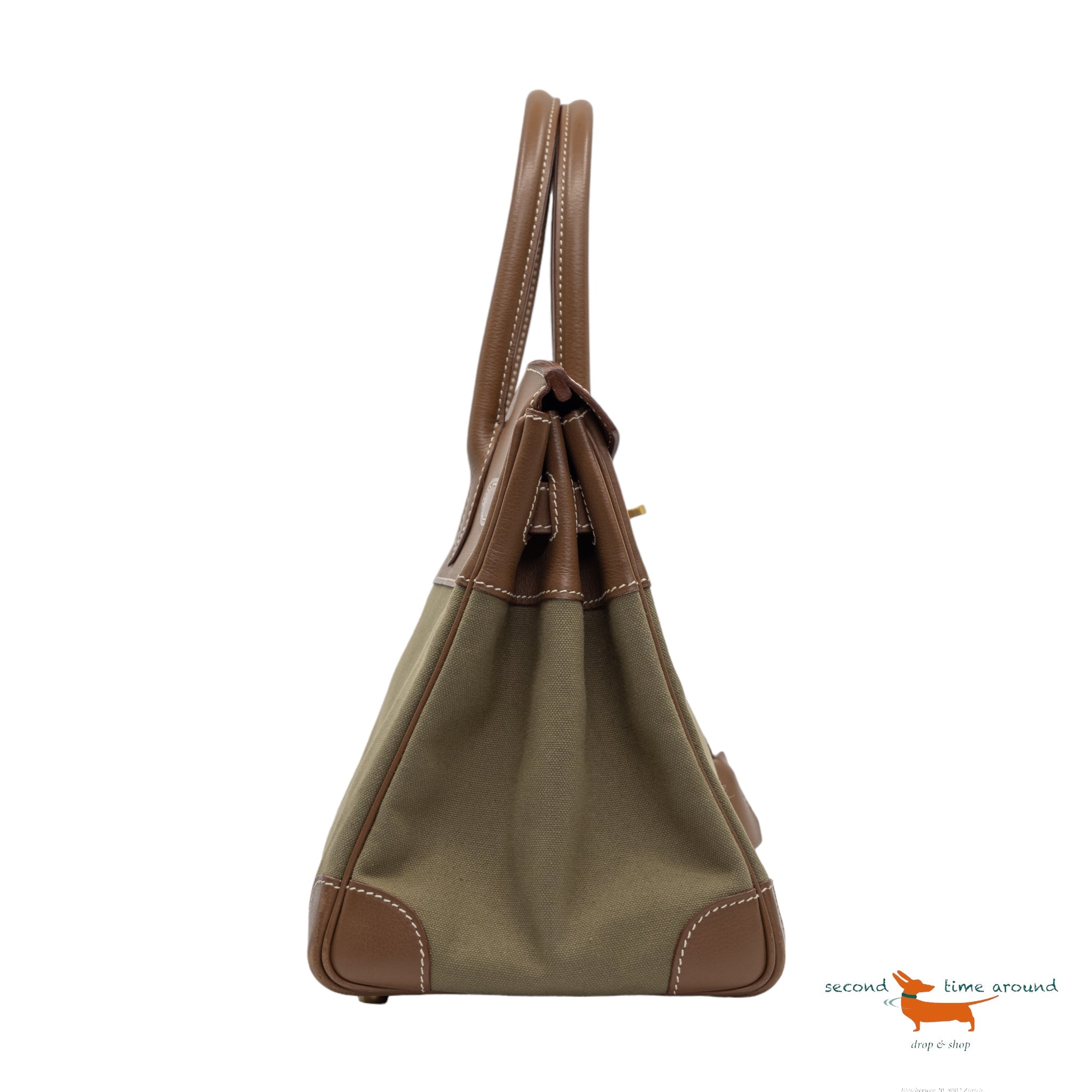 Hermes Limited Edition Toile Birkin 30 Bag