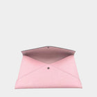Leather Envelope Clutch Bag