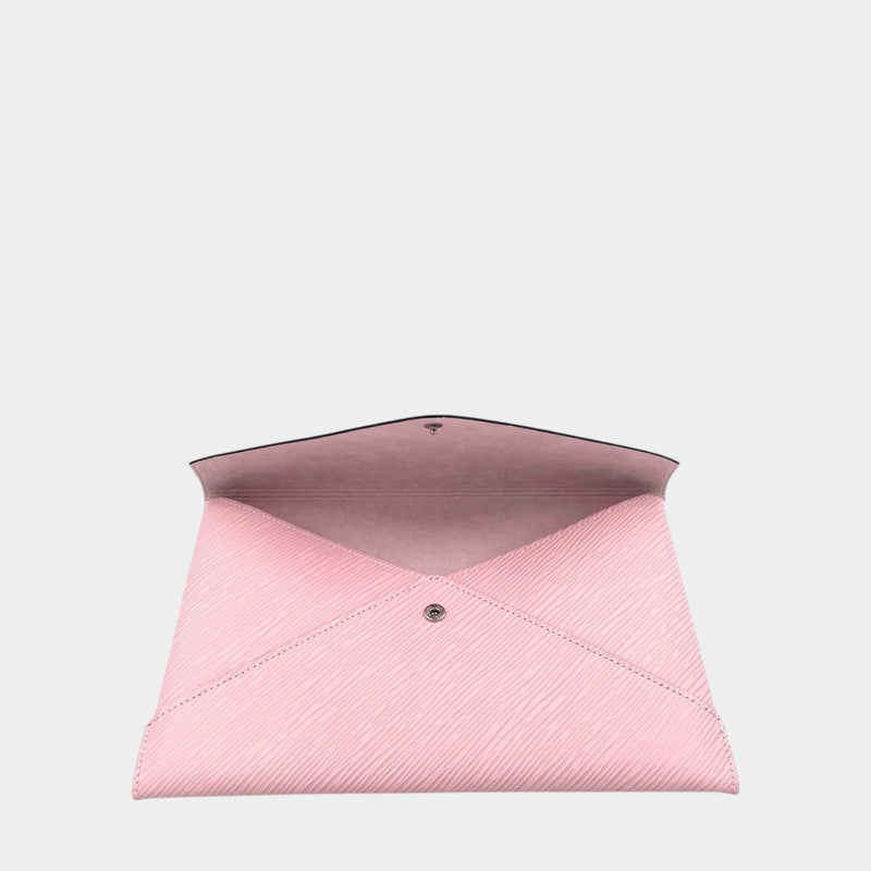 Leather Envelope Clutch Bag