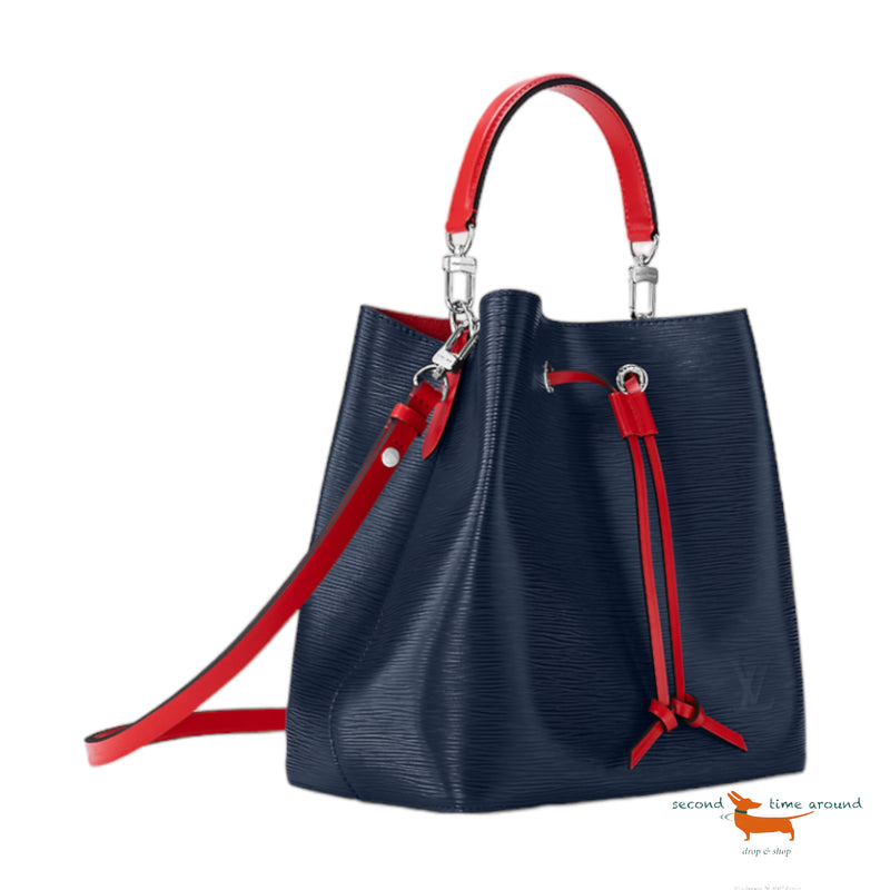 Louis Vuitton Epi Neonoe Indigo Coquelicot Bag