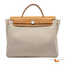 Hermes Herbag 30 Toile Bag