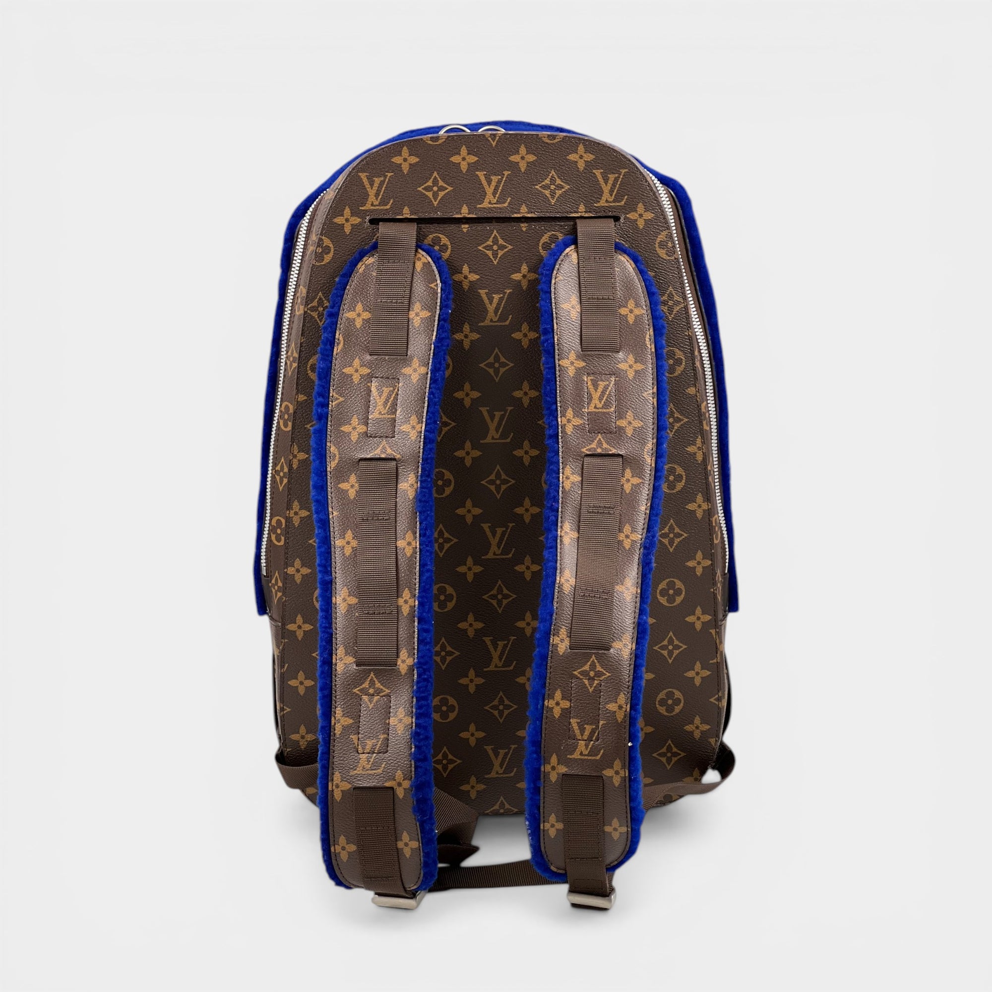 Louis Vuitton Limited Edition Monogram Bleu Fleece Pack Marc Newson Ba