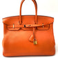 Hermes Birkin 35 Cm Togo Leder Bag