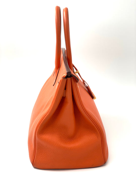 Hermes Birkin 35 Cm Togo Leder Bag