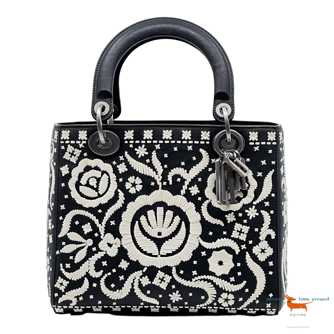 Christian Dior Lady Dior Floral Limited Edition Bag