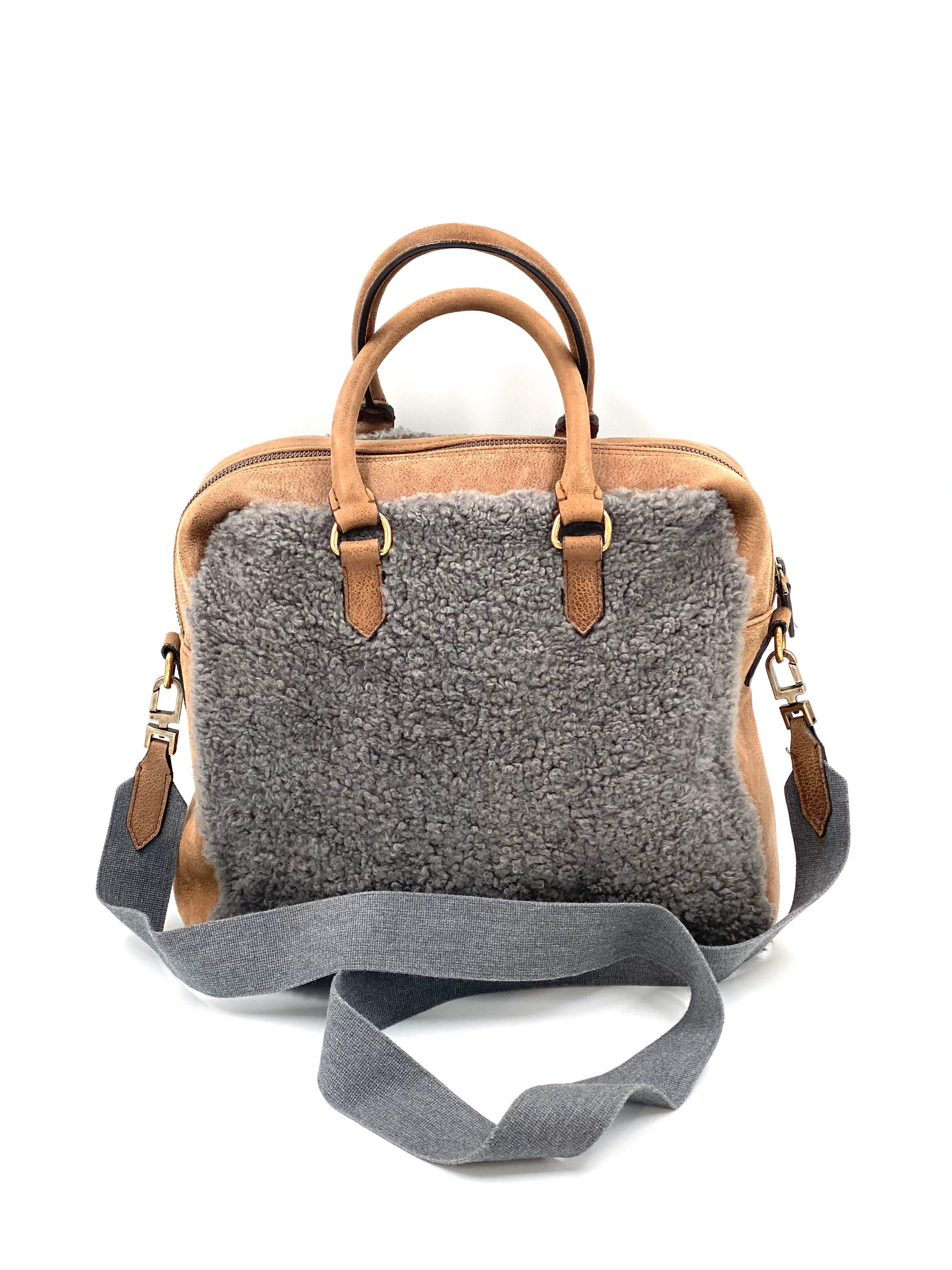 Brunello Cucinelli Shearling Bag