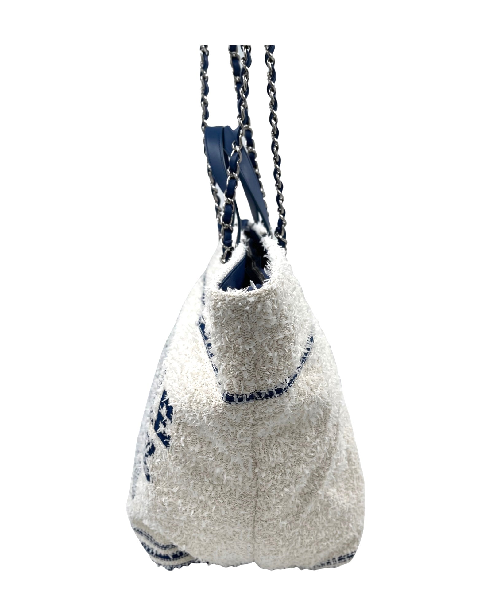 Chanel Deauville Venise Biarritz Shopping Tote Terry Cloth Large