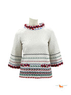 Chanel Cotton Chevron Embroidered Large Pants 2 Pieces