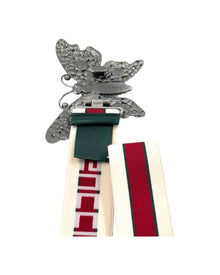 Gucci Embellished Butterfly Belt In Beige