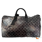 Louis Vuitton Limited Edition Monogram Galaxy Keepall Bandouliere 50 Bag