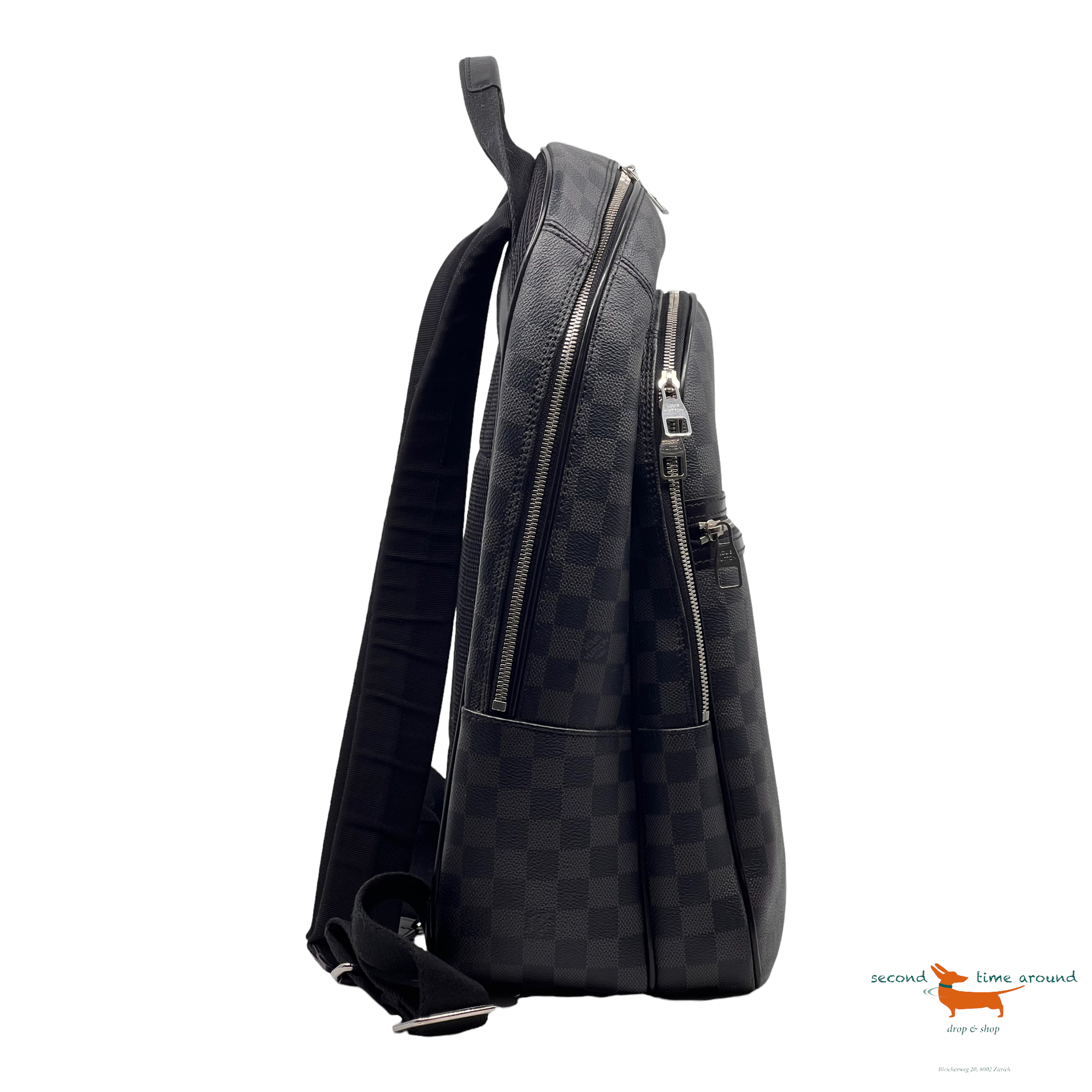 Louis Vuitton Michael Backpack Damier Graphite
