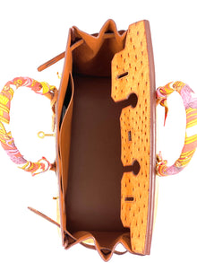 Hermes Birkin Straußen Leder 35 cm Bag