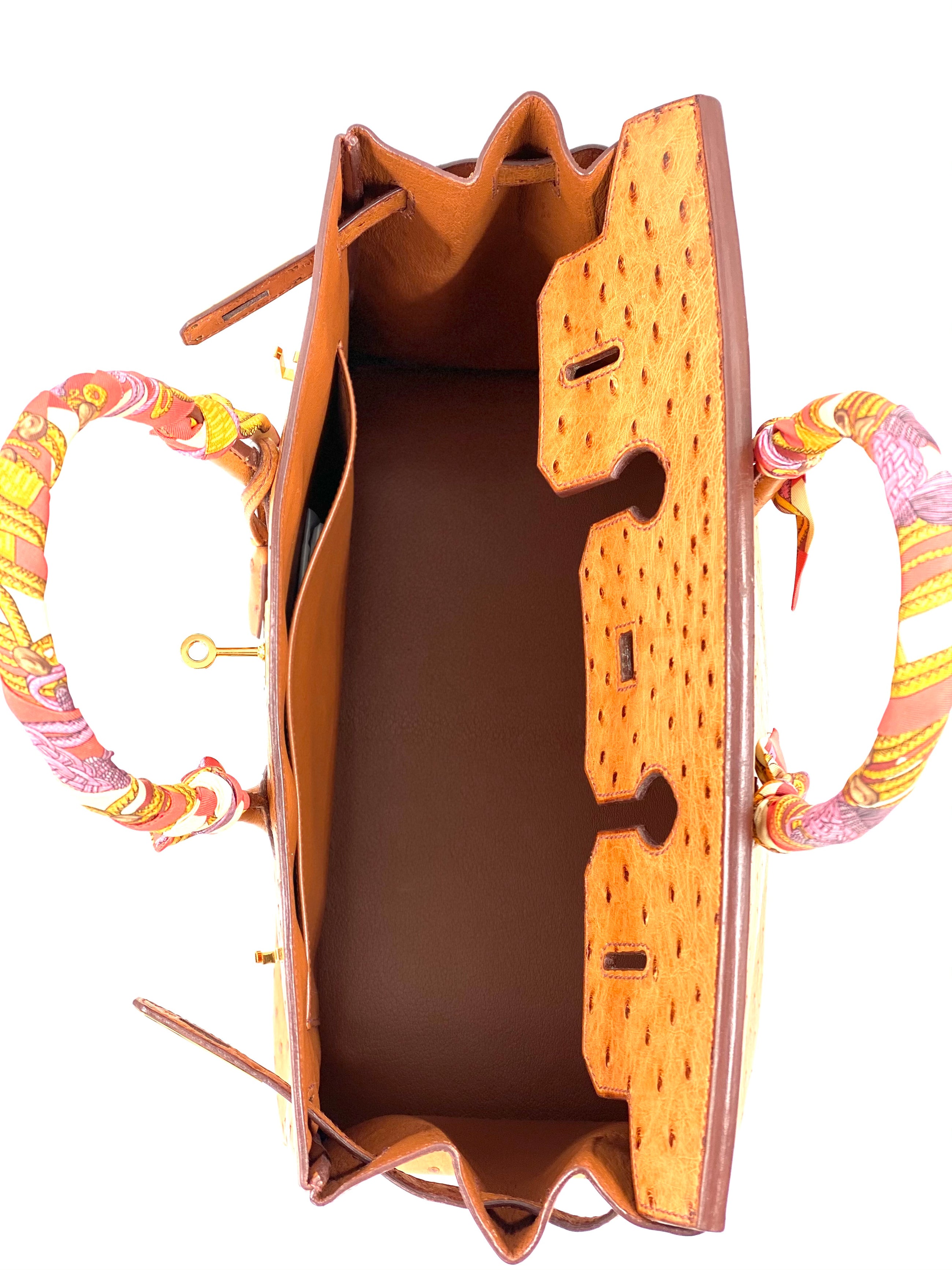 Hermes Birkin Straußen Leder 35 cm Bag