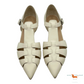 Christian Dior Cream Leather Flat Sandals 39