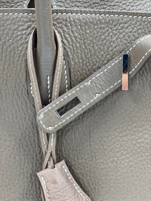 Hermes Birkin Togo Leder Etoupe 40 Cm Bag